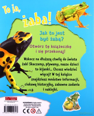 To ja, żaba! - Camilla de la Bedoyere [KSIĄŻKA]