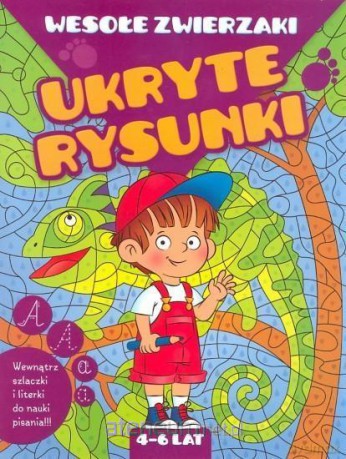 Wesołe zwierzaki. Ukryte rysunki. 4-6 lat [KSIĄŻKA]