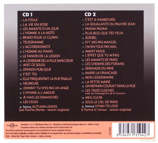 Edith Piaf: Inoubliable [2CD]