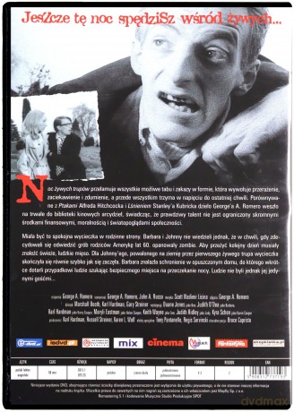 Noc żywych trupów (1968) [DVD]