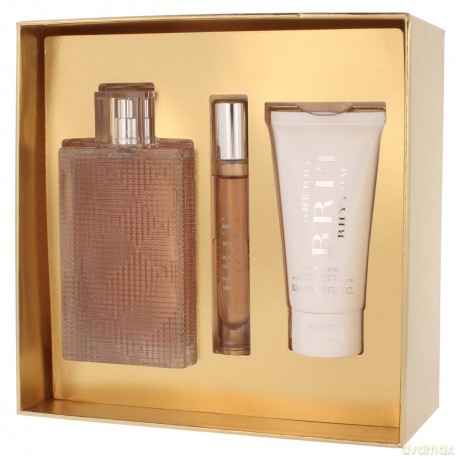 Burberry Brit Rhythm for Women Zestaw Woda toaletowa 90 ml spray + balsam 50 ml + Woda toaletowa 7,5 ml roll-on