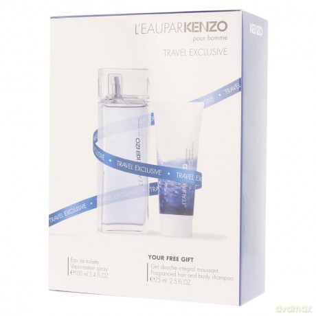 Kenzo L eau par Kenzo pour Homme Zestaw - woda toaletowa 100 ml spray + żel pod prysznic 75 ml