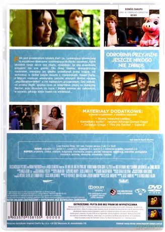 Earl i Ja, I Umierająca Dziewczyna [DVD]