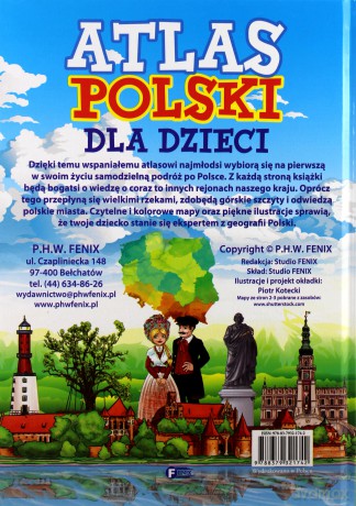 Atlas Polski dla dzieci (twarda) [KSIĄŻKA]