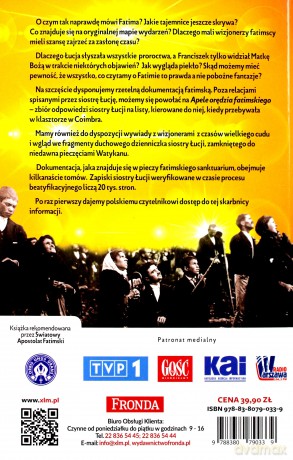 Fatima. Stuletnia tajemnica. Nowoodkryte dokumenty 1915-1929 - Wincenty Łaszewski [KSIĄŻKA]