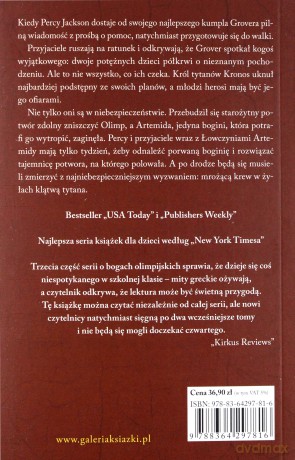 Klątwa tytana. Percy Jackson i bogowie olimpijscy (Tom 3) - Rick Riordan [KSIĄŻKA]