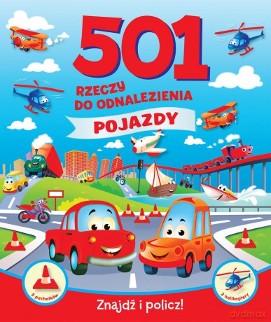 Pojazdy. 501 rzeczy do odnalezienia (twarda) [KSIĄŻKA]