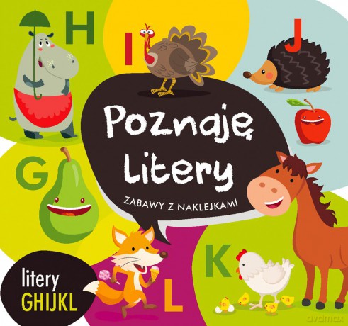 Poznaję litery g-l [KSIĄŻKA]