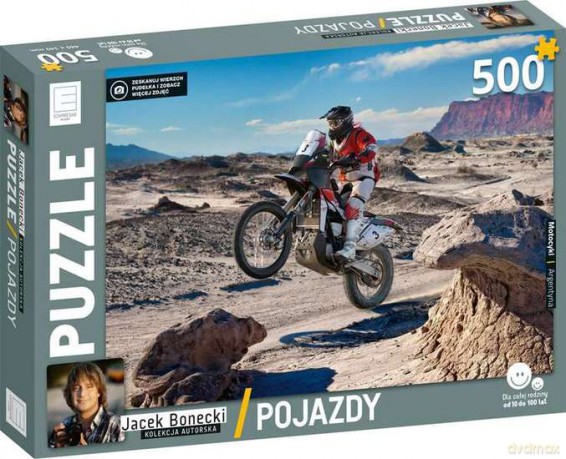 500 el. pojazdy motocykl kolekcja jacka boneckiego [PUZZLE]
