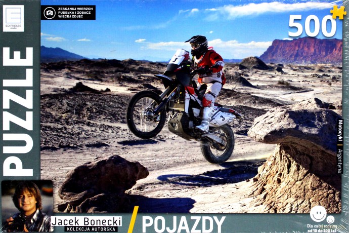500 el. pojazdy motocykl kolekcja jacka boneckiego [PUZZLE]
