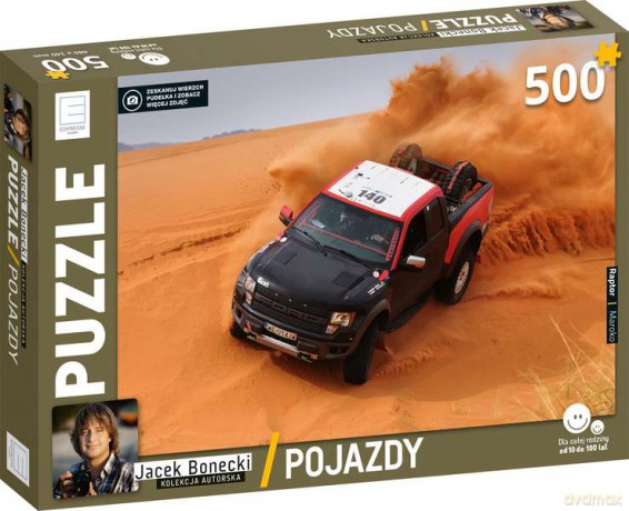 500 el. pojazdy raptor kolekcja jacka boneckiego [PUZZLE]