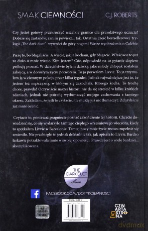 Smak ciemności. The dark duet (Tom 3) - C.J. Roberts [KSIĄŻKA]