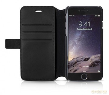 Mercedes Genuine skórzany pokrowiec na iPhone 6 czarny