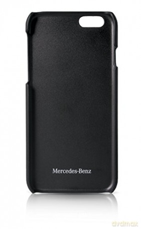 Mercedes Pure Line skórzany pokrowiec na iPhone 6/6S czarny