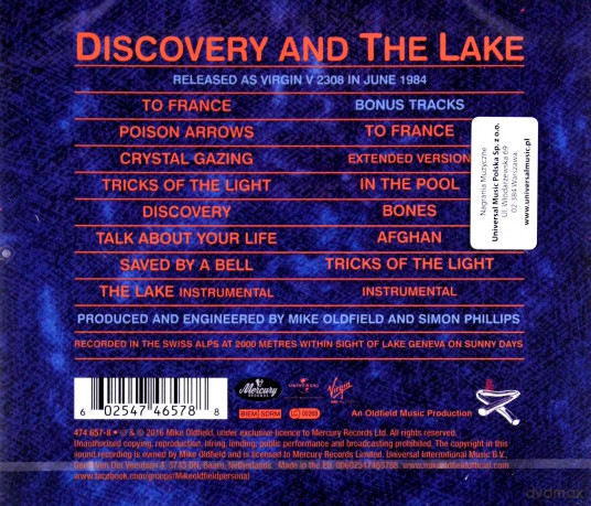 Mike Oldfield: Discovery (Remastered) [CD]