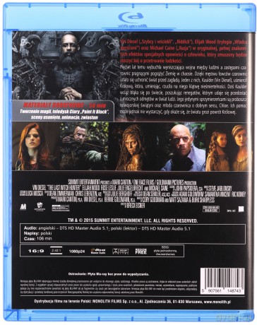 Łowca Czarownic [Blu-Ray]