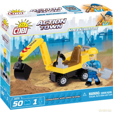 COBI Action Town Mini koparka [KLOCKI]