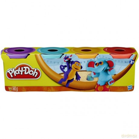 HASBRO PlayDoh 4 Tuby, Party Colors