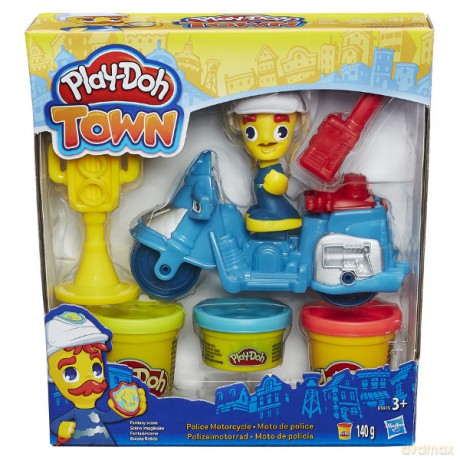 HASBRO PlayDoh Town Motocykl Policyjny