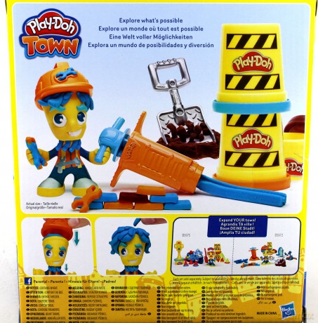 HASBRO PlayDoh Town, Budowniczy i pies [ZABAWKA]