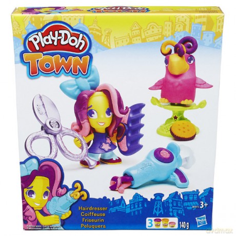 HASBRO PlayDoh Town, Fryzjer i papuga