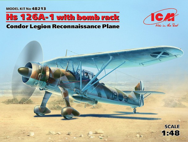 ICM Hs 126a1 with bomb rack