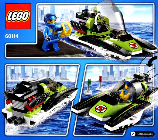 LEGO City Łódź wyścigowa (60114) [KLOCKI]