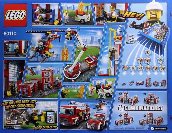 LEGO City Remiza strażacka (60110) [KLOCKI]