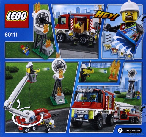 LEGO City Strażacki wóz techniczny (60111) [KLOCKI]