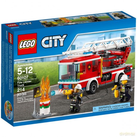 LEGO City Wóz strażacki z drabiną (60107) [KLOCKI]