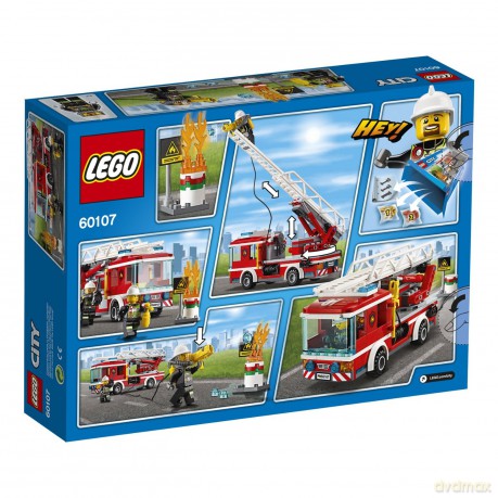 LEGO City Wóz strażacki z drabiną (60107) [KLOCKI]