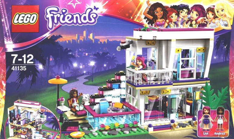 LEGO Friends Dom gwiazdy pop Livi (41135) [KLOCKI]