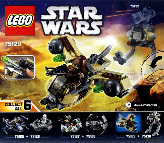 LEGO Gwiezdne Wojny Okręt bojowy Wookiee (75129) [KLOCKI]