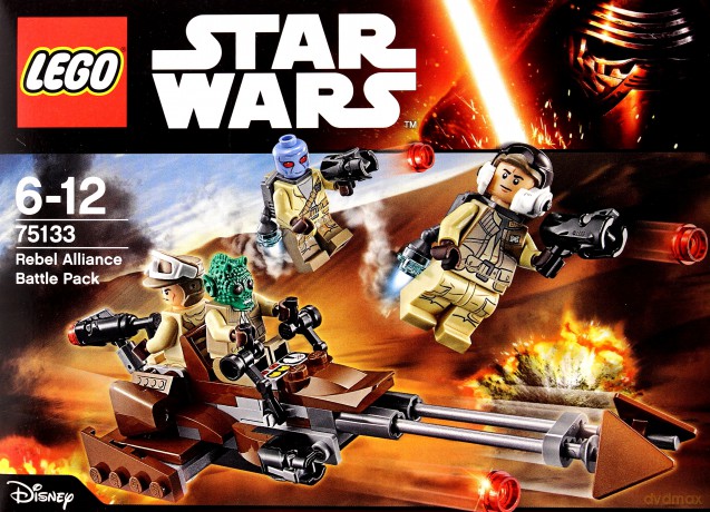 LEGO Gwiezdne Wojny Żołnierze Rebelii (75133) [KLOCKI]
