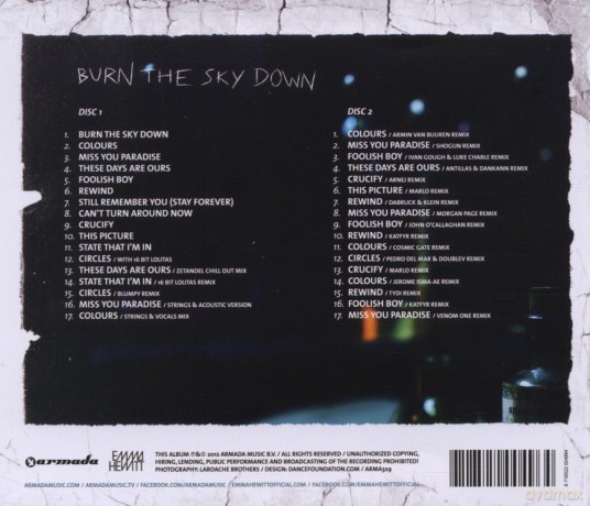 Emma Hewitt: Burn The Sky Down [CD]