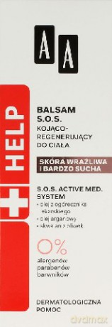 AA HELP Balsam S.O.S. do ciała kojąco-regenerujący 300ml