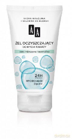 AA Hydro Algi Błękitne Żel oczyszczający do mycia twarzy 150ml