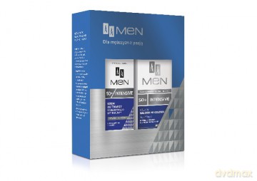 AA Zestaw prezentowy Men Intensive 50+(krem do twarzy 50ml+balsam po goleniu 100ml)