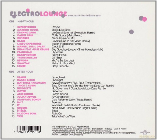 Various Artists: Electro Lounge [2CD]