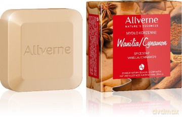 Allverne Nature's Essences Mydło korzenne w kostce Wanilia i Cynamon 100g