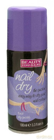Beauty Formulas Dłonie Spray przyspieszający wysychanie lakieru 100ml