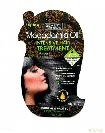 Beauty Formulas Hair Care Kuracja dwufazowa do włosów z olejkiem makadamia saszetka 24 g (6g+18g)
