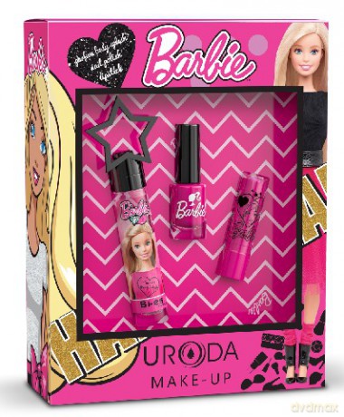 Bi-es Disney Zestaw prezentowy Barbie Girl (mgiełka do ciała 15ml+lakier do paznokci 6ml+pomadka do ust)