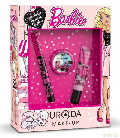 Bi-es Disney Zestaw prezentowy Barbie Sweet Girl (cienie do oczu 2.5g+tusz do rzęs 9ml+błyszczyk do ust 10ml)