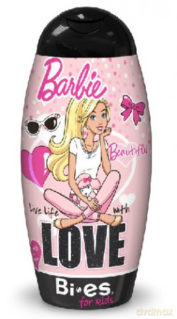 Bi-es Disney Żel pod prysznic 2w1 dla dzieci Barbie Sweet Girl 250ml