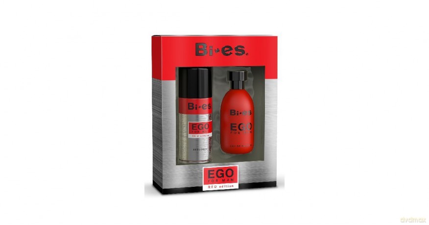 Bi-es Ego Red Komplet (woda toaletowa 100ml + dezodorant 150ml)