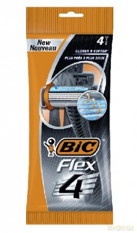 Bic Maszynka do golenia BIC 4 Flex Pouch 4