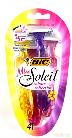 Bic Maszynka do golenia Miss Soleil Blue Blister 4
