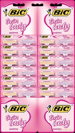 Bic Maszynka do golenia Twin Lady, karta 24szt