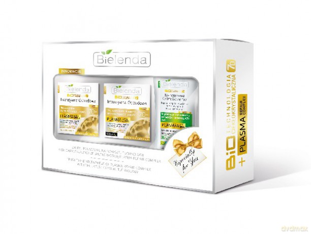 Bielenda BioTechnologia 7D Plasma RC Zestaw prezentowy 70+ (krem na dzień 50ml+krem na noc 50ml+płyn 200ml)